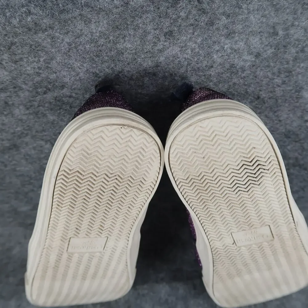 Oshkosh B'Gosh Shoes Kids 2 Casual Sneakers Slip On Purple Glitter Trainer Girls
